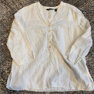Eddie Bauer 100% linen top